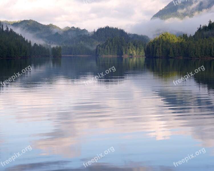 Alaska Reflections Landscape Scenic Mountains