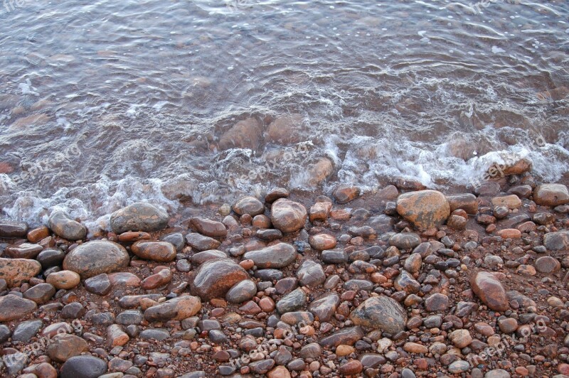 Water Sea Ocean Beach Gravel