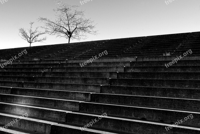 Stairs Gradually Away Emergence Rise