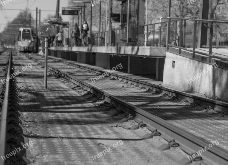 S Bahn Rails Platform Train Transport