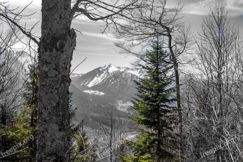 Landscape Sw Nature Black And White Clouds