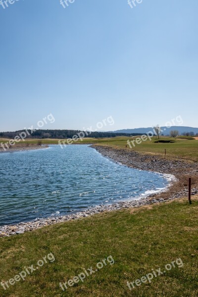 Water Golf Course Golf Landscape Nature