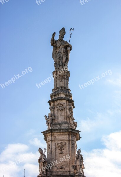 Column Baroque Statue Antiquity Free Photos