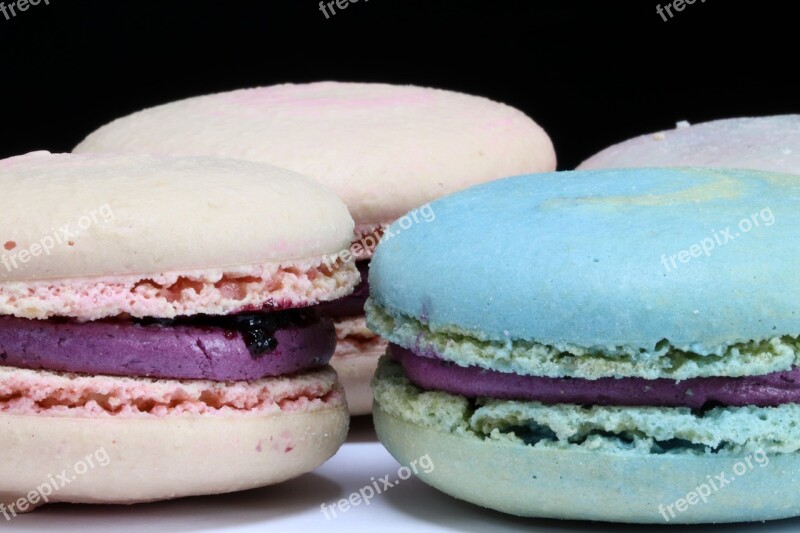 Macaroon Confectionery Dessert Food Colorful