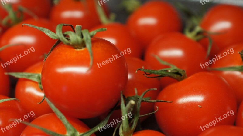 Tomatoes Vegetables Red Food Healthy