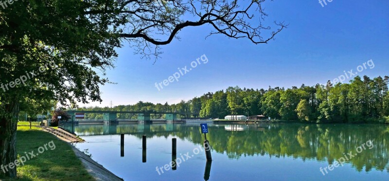 Landscape Switzerland River Aare Power Plant