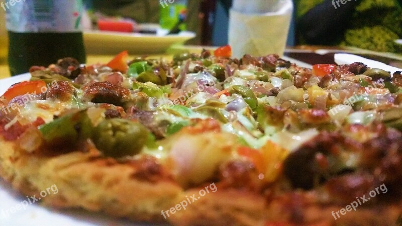 Pizza Food Dinner Delicious Nutrition