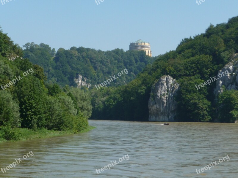 Kelheim Danube Befreiungshalle Landscape Germany