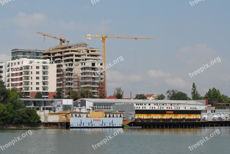 Lake Building Architecture Landscape Summer