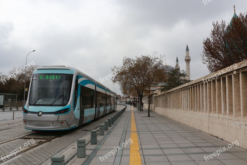 Tram Transportation Transport Skoda Konya Tram