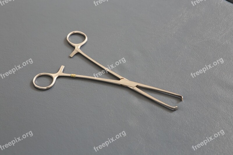 Surgery Instruments Clamp Steel Free Photos