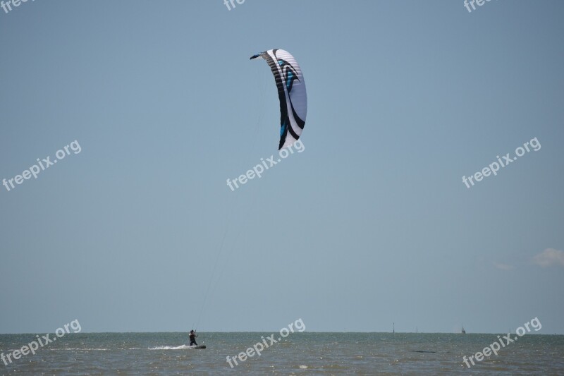 Kitesurfing Water Sea Surf Wind