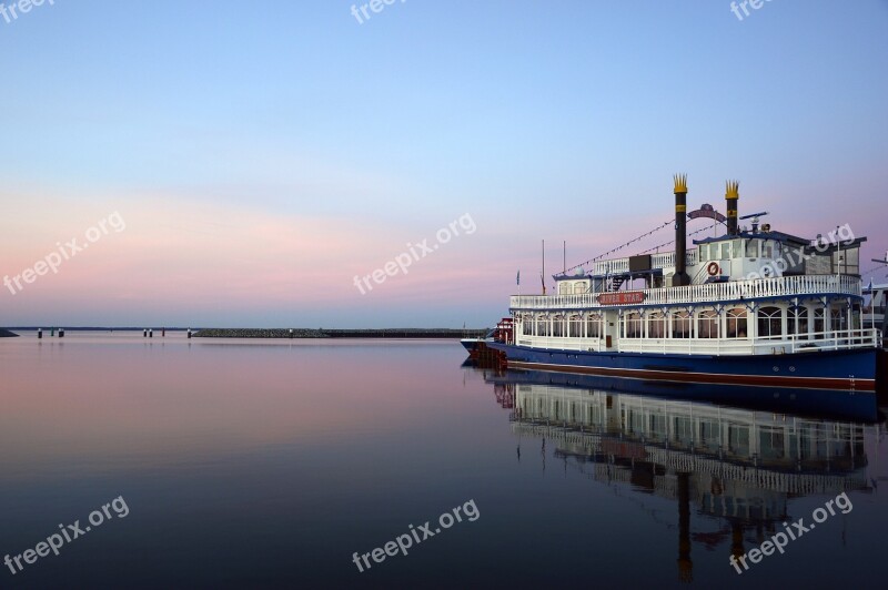 Steamer Paddle Steamers Excursion Steamer Ship Port