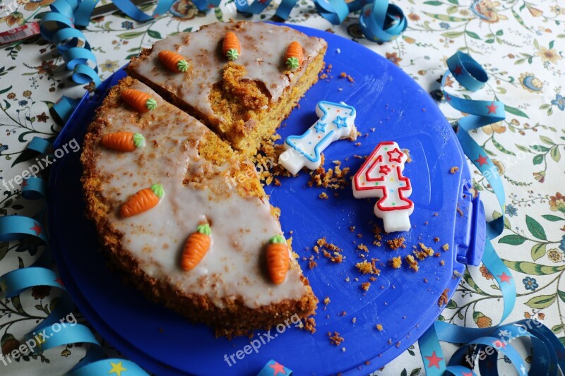 Birthday Cake Carrots Carrot Cake Marzipan