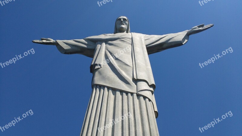 Viewpoint Of Christ The Redeemer Rio De Janeiro Pão De Açucar Brazil Landscape