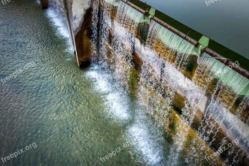 Waterworks Barrage Artificial Kuhsee Augsburg