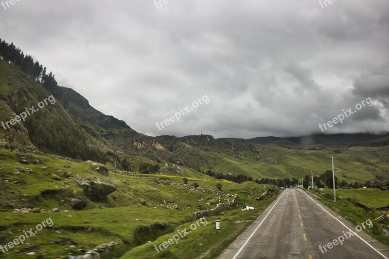 Peru Landscape Ayacucho Nature Mountain