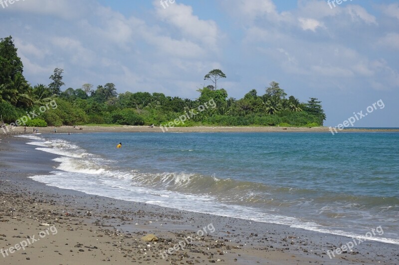 Beach Rangat Flora Greenery Sea