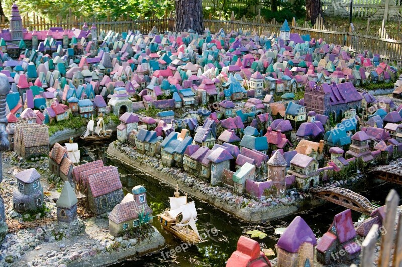 Town Fairy City Fantasy Sculpture