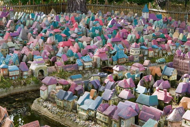 Town Fairy City Fantasy Sculpture