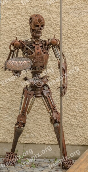 Sculpture Art Iron Figure Artwork