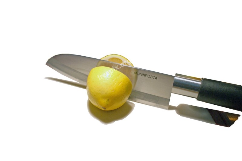 Lemon Knife Chef's Knife Preparation Food