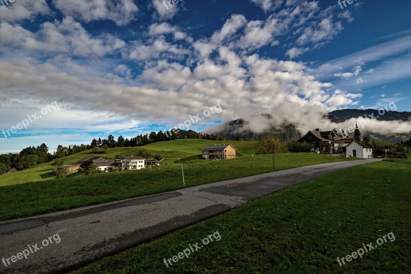 Landscape Hill Nature Sky Green