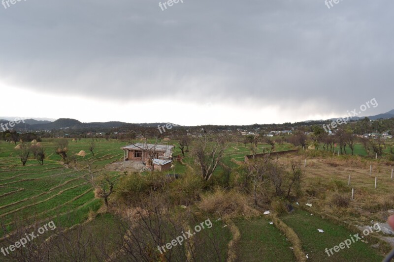 Mountains Clouds Scenic Landscape Outdoors