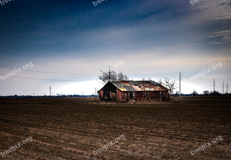 Barn Rural Farm Countryside Country