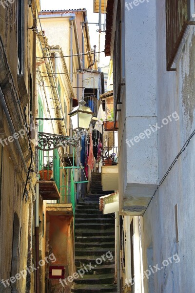 Alley Calabria Italy Tropea Mediterranean