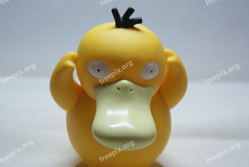 Pokemon Psyduck Bird Water Free Photos