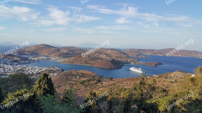 Patmos Mediterranean Travel Rock Greek