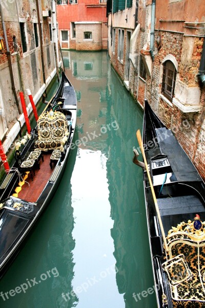 Travel Italy Gondola Venetian Venice