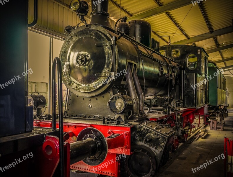 Locomotive Railway Boiler Steam Chimney