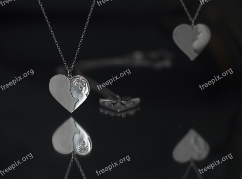 Necklace Jewelry Heart Wedding Design