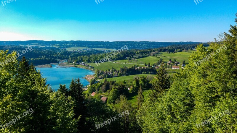 Lake France Water Nature Landscape