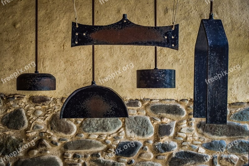 Cyprus Orounta Monastery Gong Metallic