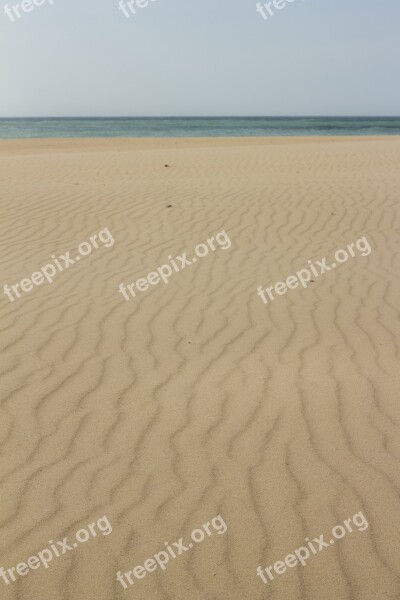 Beach Sand Wind Summer Cadiz