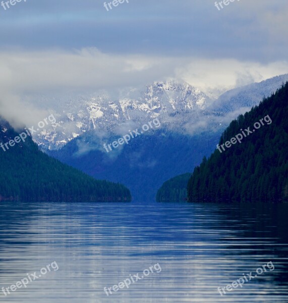 Alouette Lake British Columbia Canada Moody Bc