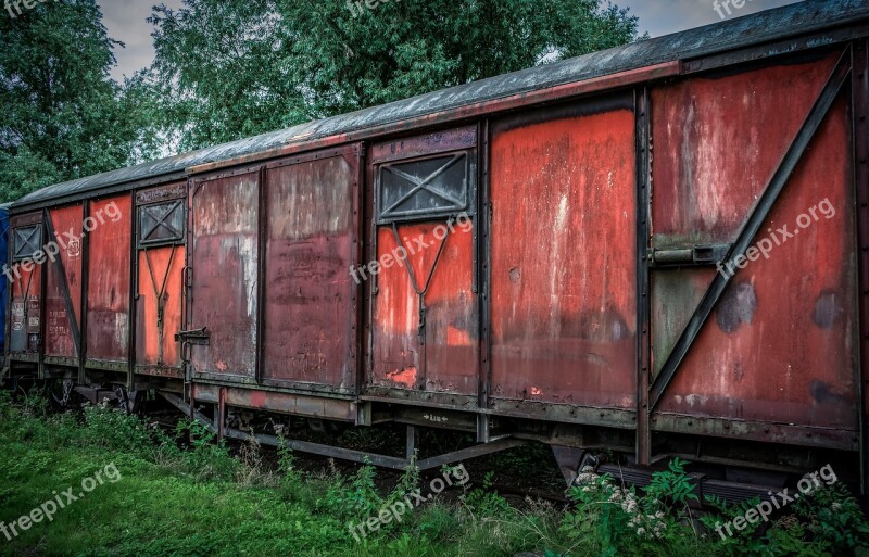 Train Dare Wagon Old Metal