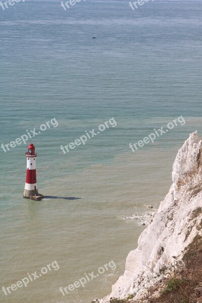 Beachy Head Eastbourne England Lighthouse Free Photos