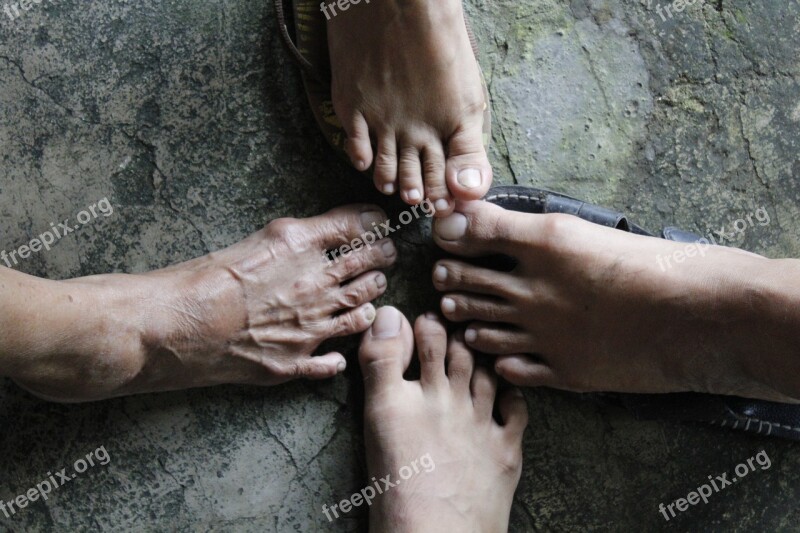 Foot Generation People Human Skin