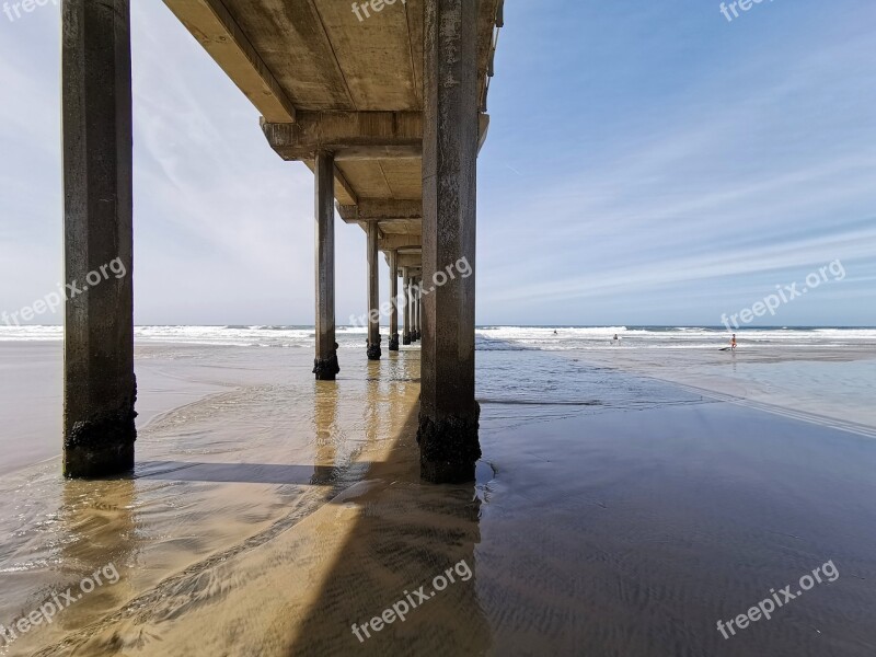 Pier Ocean Beach Sea Water