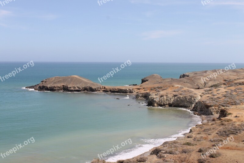 Desert Guajira Colombia Landscape Nature