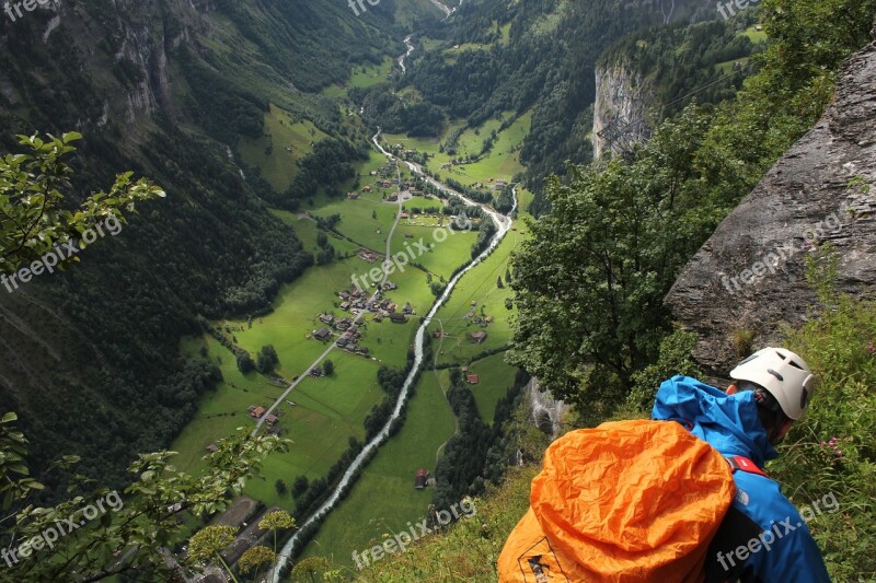 Climb View Mountaineering Switzerland Valley