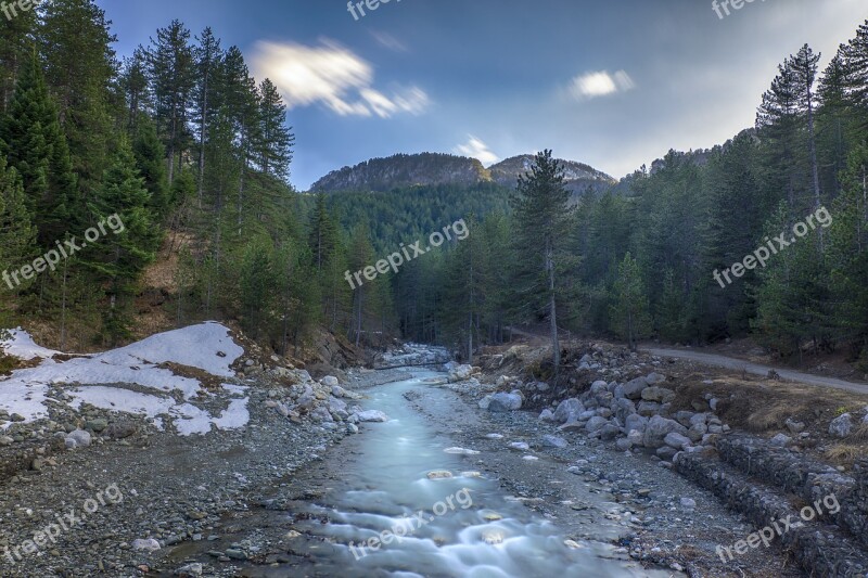 River Mountain Landscape Water Outdoors