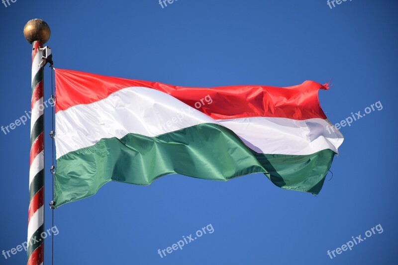 Ungarn Hungary Flagg Of Flag Hungarian