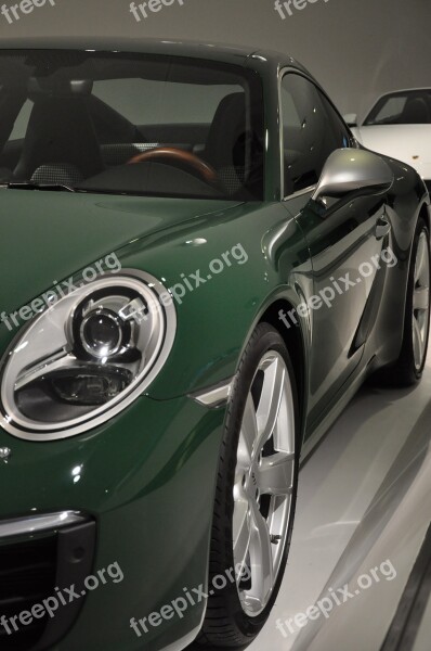 Porsche Green Vehicle 911 Auto