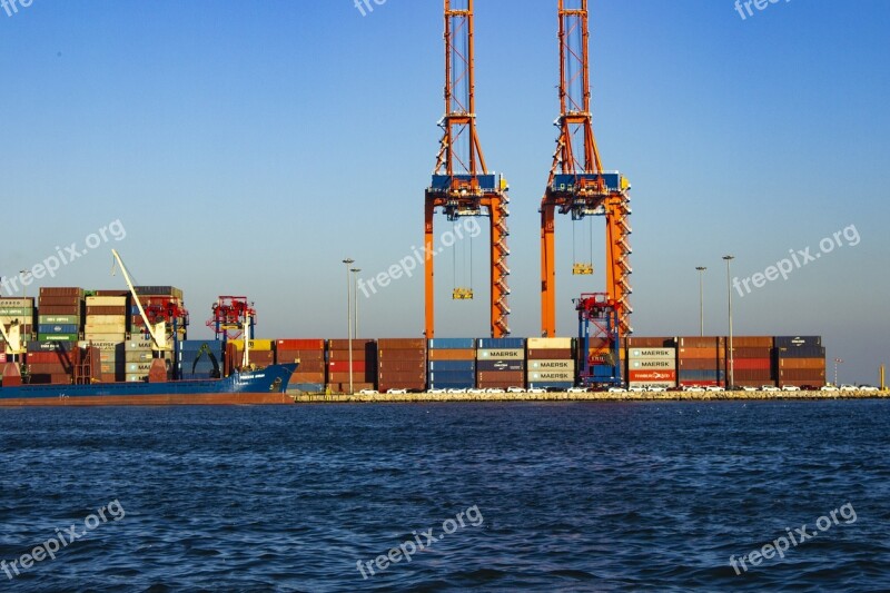 Sea Container Export Cargo Ship