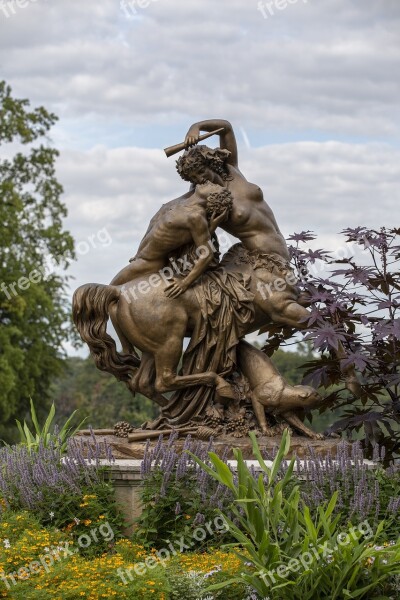 Statue Lyon Park Of The Golden Head Free Photos